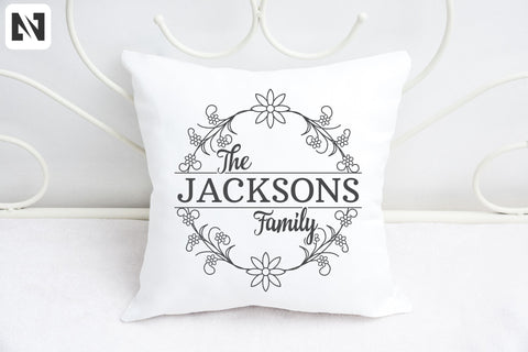 Family Monogram Svg Bundle, Farmhouse Style Split Family Svg SVG Pinoyart Kreatib 