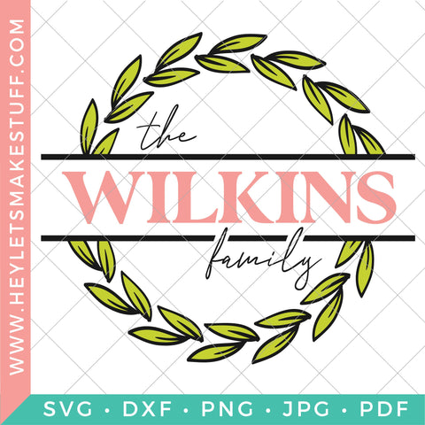 Family Monogram SVG Bundle SVG Hey Let's Make Stuff 