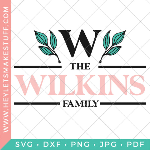 Family Monogram SVG Bundle SVG Hey Let's Make Stuff 