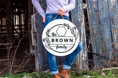 Family Monogram SVG Bundle SVG Regulrcrative 