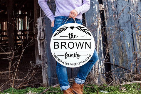 Family Monogram SVG Bundle SVG Regulrcrative 