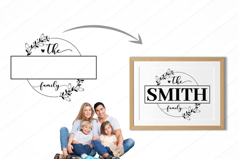 Family Monogram SVG Bundle SVG Regulrcrative 