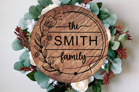 Family Monogram SVG Bundle SVG Regulrcrative 