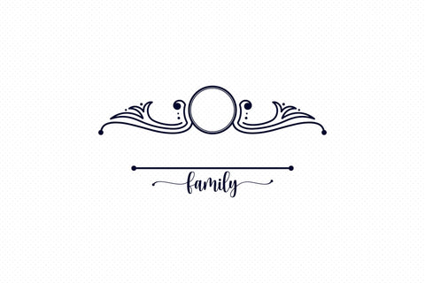 Family Monogram SVG Design | Monogram SVG SVG CraftLabSVG 