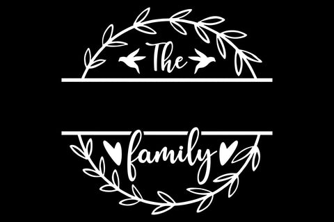 Family Monogram SVG, Family Last Name Svg Cut File SVG TonisArtStudio 