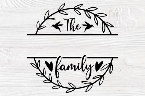 Family Monogram SVG, Family Last Name Svg Cut File SVG TonisArtStudio 