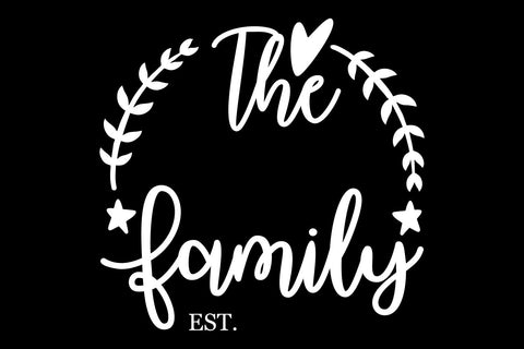 Family Monogram SVG, Family Last Name Svg Cut File SVG TonisArtStudio 