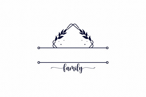 Family Monogram SVG, Family Name SVG SVG CraftLabSVG 