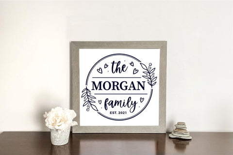 Family Monogram SVG | Family Name SVG SVG CraftLabSVG 