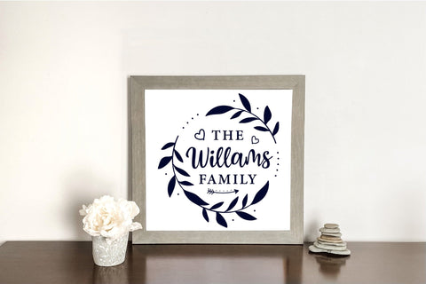 Family Monogram SVG - Family Name SVG SVG CraftLabSVG 