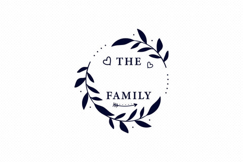 Family Monogram SVG - Family Name SVG SVG CraftLabSVG 