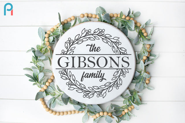 Family Monogram Wreath Svg SVG Pinoyart Kreatib 