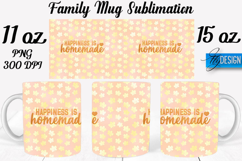 Family Mug Sublimation | Coffee 11 Oz | 15 Oz Mug Sublimation Sublimation Fly Design 
