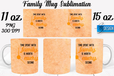Family Mug Sublimation | Coffee 11 Oz | 15 Oz Mug Sublimation Sublimation Fly Design 