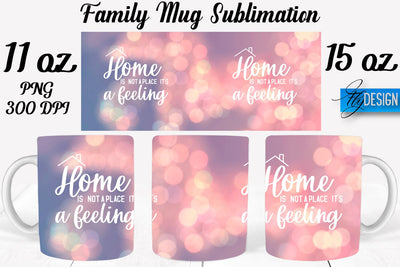 Family Mug Sublimation | Coffee 11 Oz | 15 Oz Mug Sublimation Sublimation Fly Design 