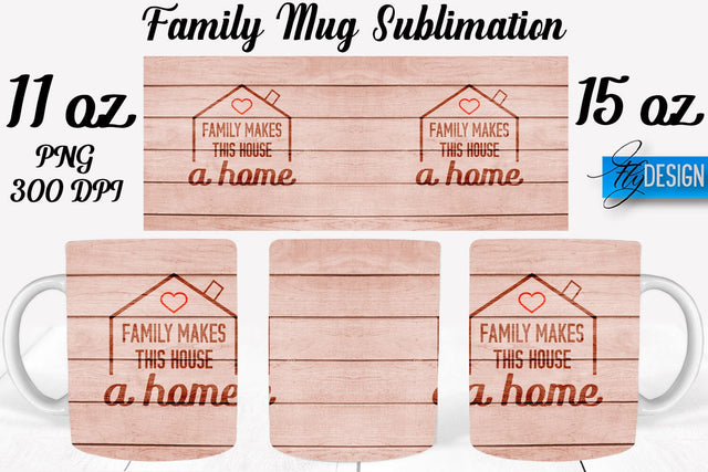 Family Mug Sublimation | Coffee 11 Oz | 15 Oz Mug Sublimation Sublimation Fly Design 