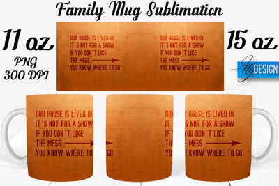 Family Mug Sublimation | Coffee 11 Oz | 15 Oz Mug Sublimation Sublimation Fly Design 