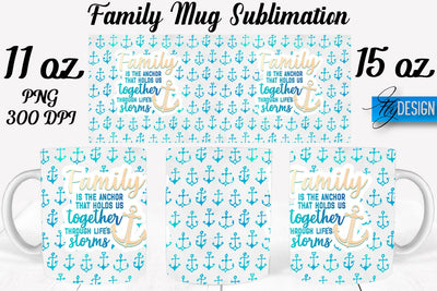 Family Mug Sublimation | Coffee 11 Oz | 15 Oz Mug Sublimation Sublimation Fly Design 