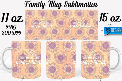 Family Mug Sublimation | Coffee 11 Oz | 15 Oz Mug Sublimation Sublimation Fly Design 