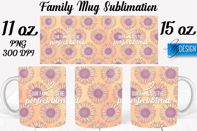 Family Mug Sublimation | Coffee 11 Oz | 15 Oz Mug Sublimation Sublimation Fly Design 