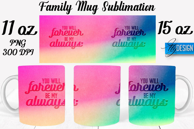 Family Mug Sublimation | Coffee 11 Oz | 15 Oz Mug Sublimation Sublimation Fly Design 