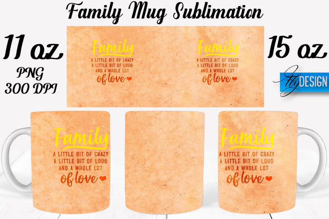 Family Mug Sublimation | Coffee 11 Oz | 15 Oz Mug Sublimation Sublimation Fly Design 