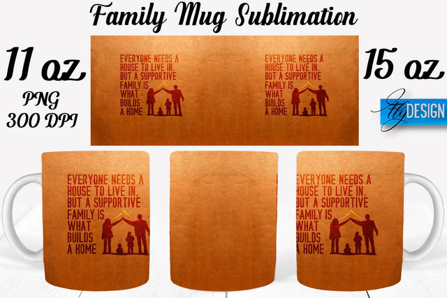 Family Mug Sublimation | Coffee 11 Oz | 15 Oz Mug Sublimation Sublimation Fly Design 