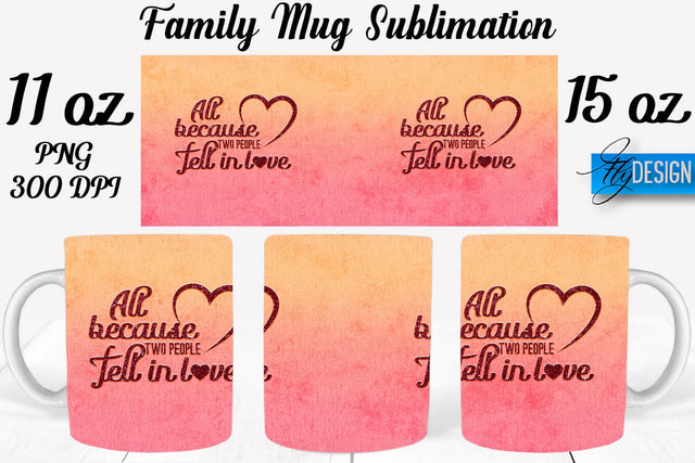 Family Mug Sublimation | Coffee 11 Oz | 15 Oz Mug Sublimation Sublimation Fly Design 
