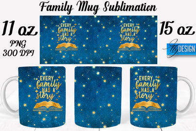 Family Mug Sublimation | Coffee 11 Oz | 15 Oz Mug Sublimation Sublimation Fly Design 