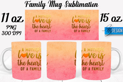 Family Mug Sublimation | Coffee 11 Oz | 15 Oz Mug Sublimation Sublimation Fly Design 