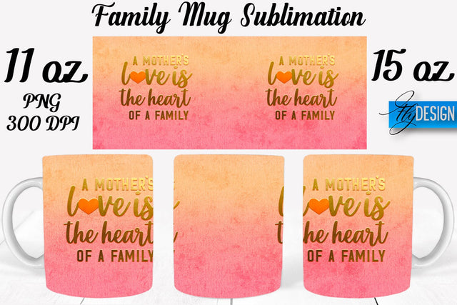 Family Mug Sublimation | Coffee 11 Oz | 15 Oz Mug Sublimation Sublimation Fly Design 