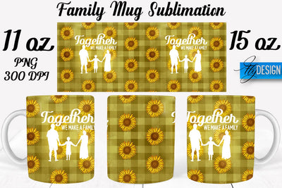 Family Mug Sublimation | Coffee 11 Oz | 15 Oz Mug Sublimation Sublimation Fly Design 