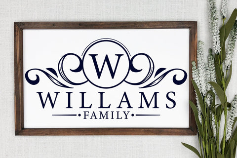 Family Name Monogram SVG | Family SVG SVG CraftLabSVG 
