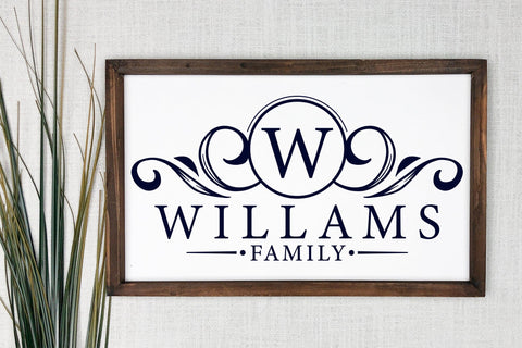Family Name Monogram SVG | Family SVG SVG CraftLabSVG 