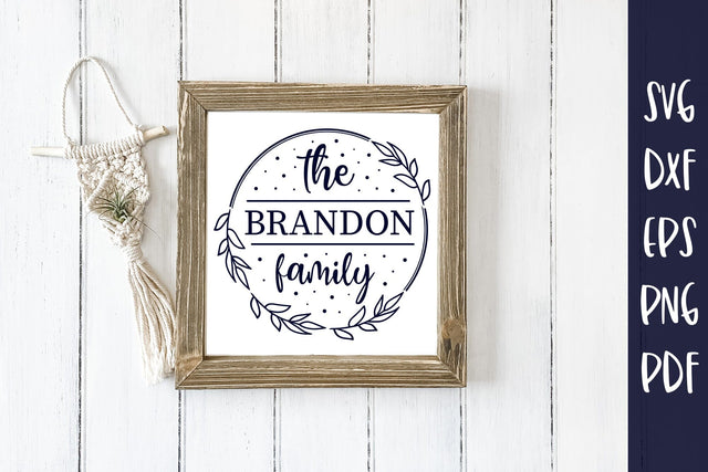 Family Name Monogram SVG | Monogram SVG SVG CraftLabSVG 