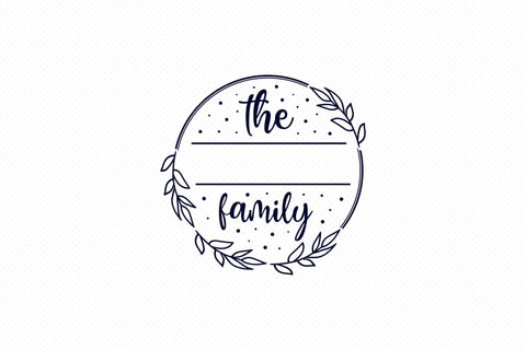 Family Name Monogram SVG | Monogram SVG SVG CraftLabSVG 