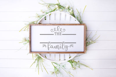 Family Name Split SVG SVG Designed by Geeks 