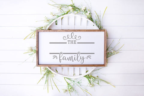 Family Name Split SVG SVG Designed by Geeks 