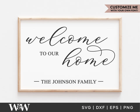 Family Name SVG Bundle | Last Name SVG Bundle SVG Wood And Walt 