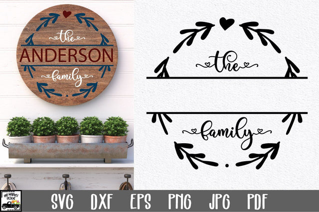 Family Name SVG File | Family Monogram Sign SVG File SVG Old Market 