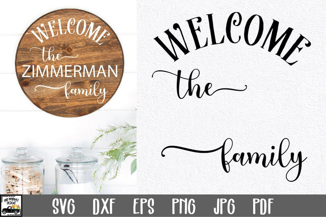 Family Name SVG File | Family Monogram Sign SVG File SVG Old Market 