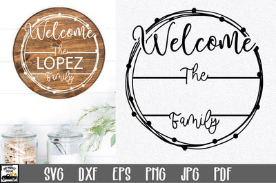 Family Name SVG File | Family Monogram Sign SVG File SVG Old Market 