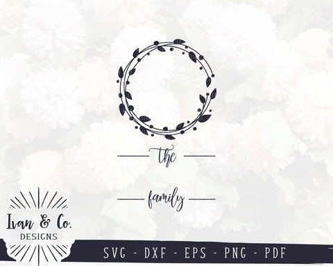 Family Name SVG Files | Last Name | Christmas | Christmas Wreath SVG (884148105) SVG Ivan & Co. Designs 