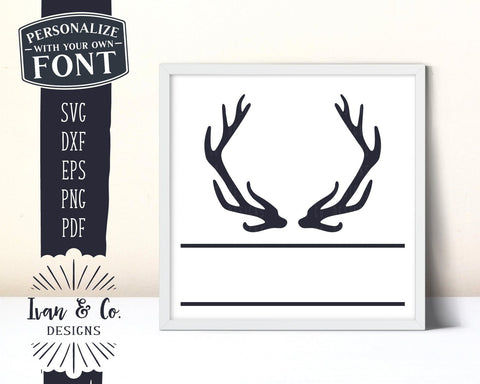 Family Name SVG Files | Last Name | Family Est | Christmas | Reindeer SVG (870200460) SVG Ivan & Co. Designs 