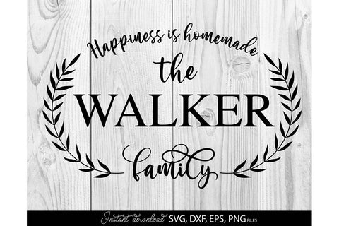 Family Name Welcome Sign SVG Bundle | Front Porch Welcome Sign | Family Sign SVG March Design Studio 