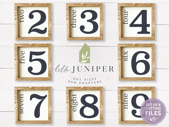 Family Number Sign SVG | Family SVG | Home SVG SVG LilleJuniper