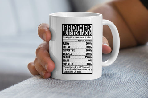 Family Nutrition Facts SVG Bundle SVG Regulrcrative 