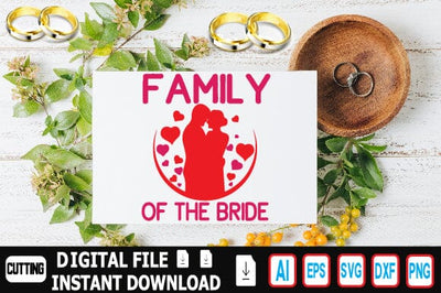 Family of the Bride SVG Craftlabsvg24 