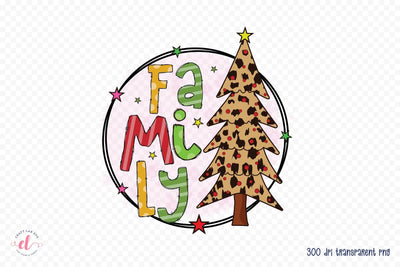 Family PNG, Christmas Sublimation Design Sublimation CraftLabSVG 