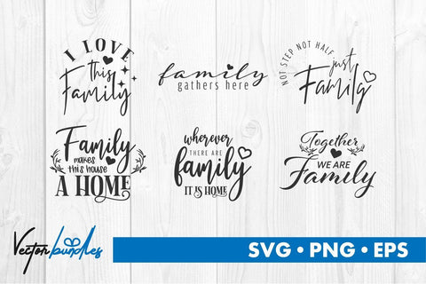 Family quote bundle svg SVG vectorbundles 